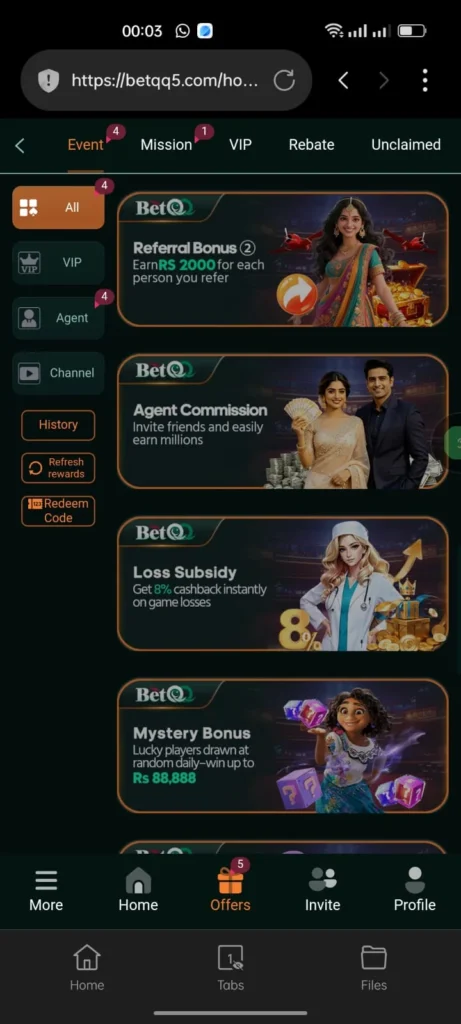 betqq game refer bonus